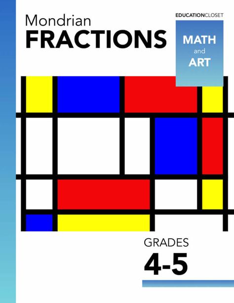 Math Art Elementary, Fractions Art Projects, Math And Art Integration, Maths And Art, Arts Integration Lessons Elementary, Fraction Art 4th Grade, Maths Shapes, Fractions Lesson, Fraction Art