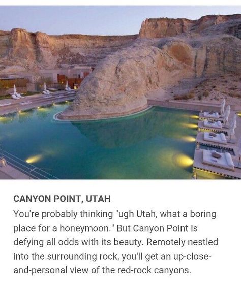 Utah Honeymoon, Amangiri Utah, Resort Living, Southern Utah, I Want To Travel, To Infinity And Beyond, Travel List, Vacation Places, Future Travel