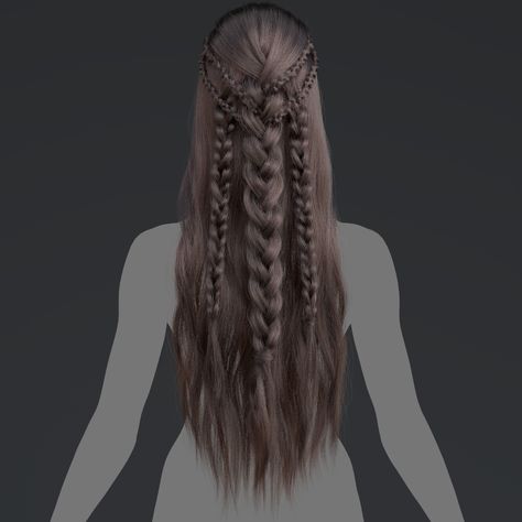 Warrior Female Hairstyles, Dwarvish Hairstyles, Avatar Braided Hairstyles, Star Wars Female Hairstyles, Elven Hairstyles Female, Warrior Women Hairstyles, Difficult Braided Hairstyles, Avatar Dr Hairstyles, Avatar Na'vi Hairstyles