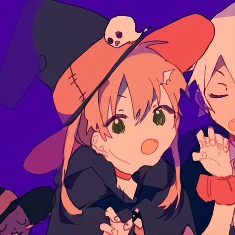 Halloween Profile Pics, Matching Icons Discord, Fall Anime, Soul And Maka, 1080p Anime Wallpaper, Anime Halloween, Fotos Goals, Matching Halloween, Halloween Banner