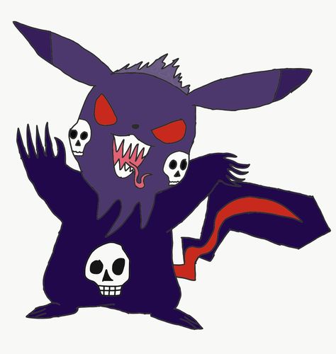 Dark Type Pikachu Creepy Pikachu, Pikachu Art, Reference Images, Flat Color, Female Images, Pikachu, Moose Art, Drawings, Animals