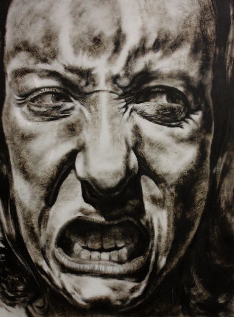 Self Portrait Drawing, Fall Portraits, Ange Demon, Gcse Art, Facial Expression, Out Of Control, A Level Art, Ap Art, Human Condition