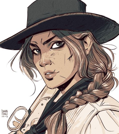 ArtStation - Inktober 2019, Leandro Franci Red Dead Redemption Art, The Art Showcase, Western Artwork, Art Showcase, Cowboy Aesthetic, Red Dead Redemption Ii, Red Redemption 2, Cowgirl Art, Cowboy Art