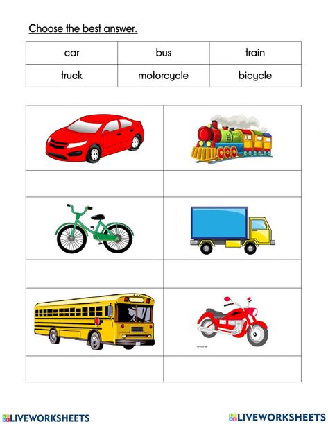 Land Transport, Activity For Preschool, Preschool Age, Second Language, School Subjects, Online Workouts, Google Classroom, Preschool, Toy Car