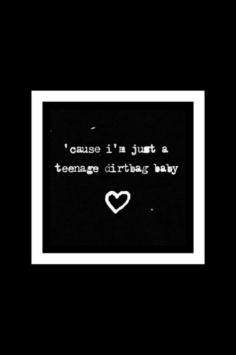 Teenage Dirtbag Wallpaper, Im Just A Teenage Dirtbag, Teenage Wallpaper, Teenager Wallpaper, Canvas Diy, Art Block, Diy Canvas, Aesthetic Wallpaper