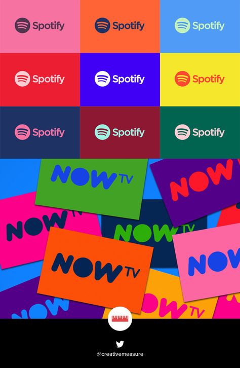 Who inspired who? It's Spotify vs. Now TV in these brand identity rebrands. Spotify Brand Identity, Tv Channel Branding, Tv Ident, Tv Branding, Channel Branding, Creative Media, Tv On The Radio, Tv Channel, Design Wall