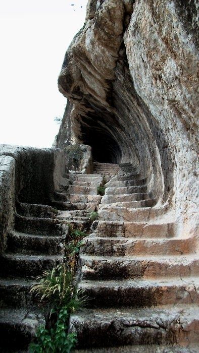 . Stairways To Heaven, Take The Stairs, Stair Steps, Stairway To Heaven, 판타지 아트, To Heaven, Staircases, A Rock, Abandoned Places