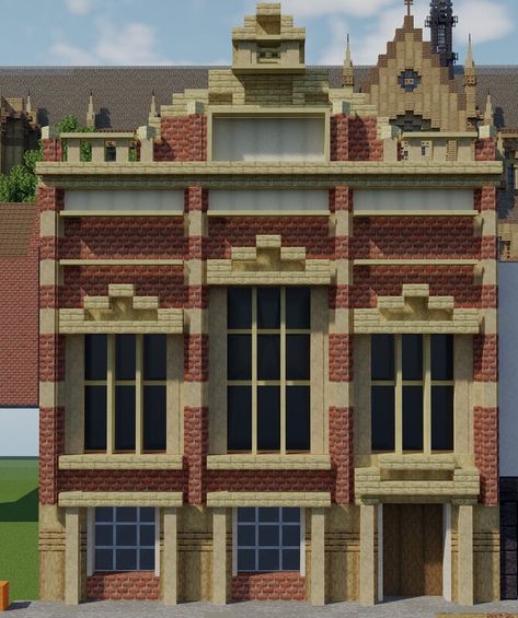 Chateau Minecraft, Minecraft Brick, Coffee And Tea Bar, Minecraft Modern City, Minecraft City Buildings, Minecraft Structures, Flat World, Minecraft House Plans, Minecraft Modern