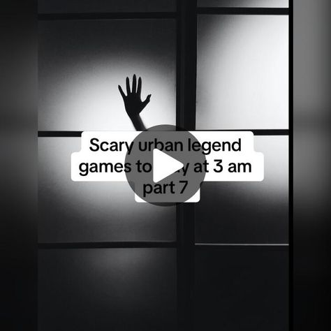 TikTok · ⚠️Nerdalert⚠️ Scary Urban Legends, Boredom Busters For Kids, Spooky Games, Two Player Games, Boredom Busters, 3 Am, Urban Legends, Little Monsters, Games To Play