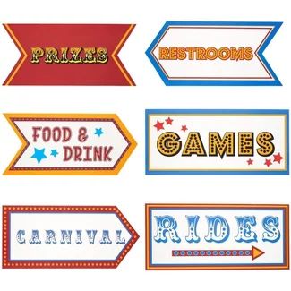 Carnival : Target Word Cutouts, Carnival Signs, Party Decorations Kids, Carnival Birthday Party Theme, Circus Decorations, Carnival Themed Party, Party Favors For Kids Birthday, Carnival Rides, Carnival Birthday Parties