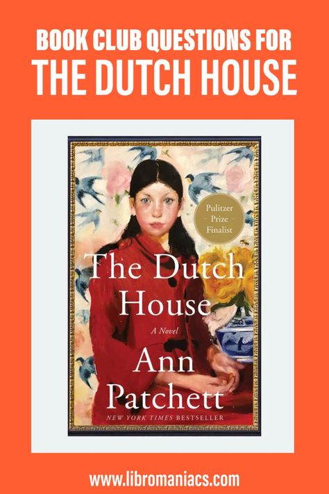 Book club questions for The Dutch House by Ann Patchett Ann Patchett Books, Questions Thought Provoking, The Dutch House, Ann Patchett, Book Club Food, Book Club List, Book Club Questions, Book Club Reads, Dutch House