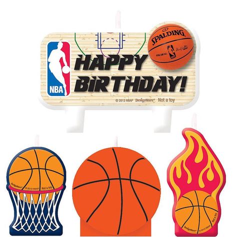 Basketball Birthday Cake, Spalding Basketball, Unique Party Decor, Basketball Theme Party, Fall Party Themes, Basketball Birthday Parties, Basketball Party, Basketball Theme, Cake Candle