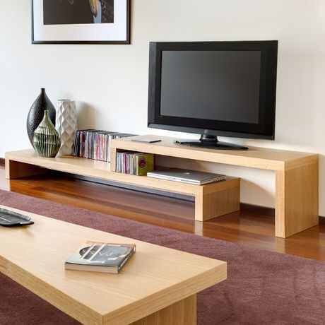 Simple Tv Stand, Tv Stand Modern Design, Tv Stand Shelves, Simple Tv, Tv Stand Designs, Suport Tv, Diy Tv Stand, Wooden Tv Stands, First Apartment Decorating