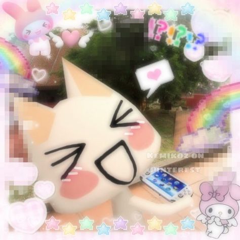 Hello Kitty Wallpaper Hd, Iphone Wallpaper Cat, Toro Inoue, Y2k Profile Picture, Kawaii Core, Rainbow Aesthetic, Hello Kitty Iphone Wallpaper, Cat Icon, Silly Images