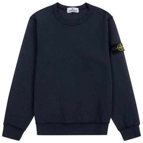 Outfit Inspo Stockholm, Island Clothing, Stone Island Sweatshirt, Stone Island Junior, Navy Blue Sweatshirt, Dream List, Kids Designer Clothes, Digital Closet, Stockholm Style