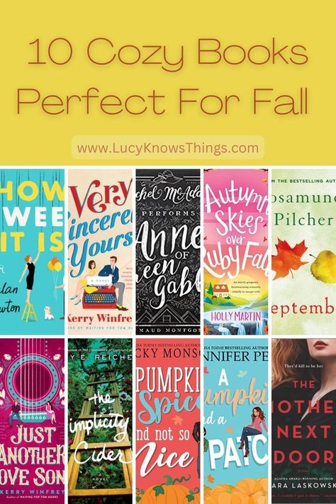 10 Cozy Books Perfect For Fall Classic Books List, Cozy Books, Good Leadership Skills, Reading List Challenge, Feel Good Books, Cozy Mystery Books, List Of Books, Cozy Mystery, Unread Books