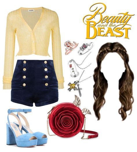 Beauty And The Beast Inspired Outfits, Belle Inspired Outfits, Belle Disneybound, Evil Oc, Recreate Outfits, Disney Princess Inspired Outfits, Descendants Dr, Disneybound Outfits, Princess Inspired Outfits