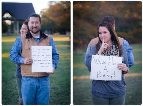 10 Cute And Funny Ways To Tell Your Partner You're Pregnant Funny Baby Announcement Ideas, Husband Pregnancy Reveal, Funny Baby Announcement, Baby Announcement Ideas, Pregnancy Husband, Baby Surprise Announcement, Surprise Pregnancy Announcement, Baby Announcement To Husband, Pregnancy Announcement Ideas