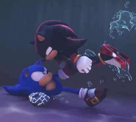 Shadow X Sonic Kiss, Sonadow Prime, Sonic X Shadow Fanart, Girlfriend Jokes, Sonic Prime, Shadow And Amy, Hedgehog Movie, Underwater Scene, Sonic Funny