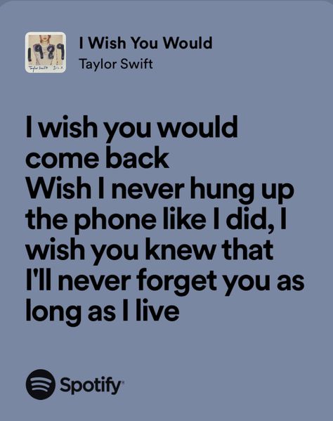 Wish You Would Taylor Swift, I Wish You Would Lyrics, I Wish You Would Taylor Swift Lyrics, I Wish You Would Taylor Swift, Journal November, Song Aesthetic, Ill Never Forget You, I Wish You Would, Meaningful Lyrics