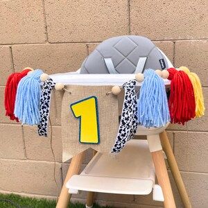 1st Birthday High Chair, Banner Cartoon, Birthday High Chair, First Birthday Boy, 1st Birthday Boy, Its A Boy Banner, Story Birthday, Toy Story Birthday, High Chair Banner