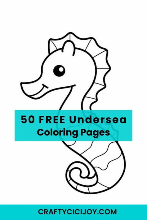 Undersea Coloring Pages: Enjoy 50 Free Printable Ocean Coloring Sheets, Seahorse Coloring Sheet Coloring pages #coloringpages Coloring books #coloringbooks Coloring pages for kids #coloringpagesforkids Coloring pages for kids animals #coloringpagesforkidsanimals 2.256 Printable Sea Animals, Sea Animal Coloring Pages Free Printable, Sea Animal Activities, Sea Creature Coloring Pages, Under The Sea Coloring Pages, Sea Animals Coloring Pages, Ocean Coloring Pages, Cupcake Coloring Pages, Animal Printables