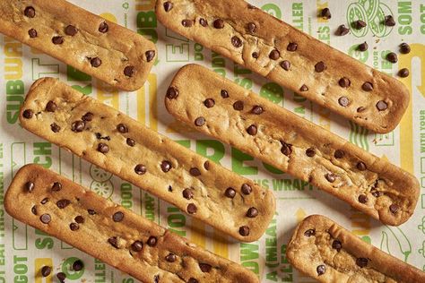 Subway Is Finally Adding a New Footlong to Its Menu — But It's Not a Sandwich Subway Chocolate Chip Cookies, Penne Casserole, Coconut Drops, Cook Desserts, Subway Cookies, 70s Food, Marinated Mozzarella, Farmhouse Recipes, Mozzarella Recipe