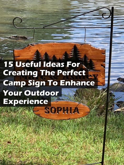 Discover 15 useful ideas for creating the perfect camp sign to enhance your outdoor experience. Whether you're marking your campsite, guiding fellow adventurers, or adding a personal touch to your setup, these creative camp sign concepts will inspire you. From rustic designs to fun messages, learn how to craft signs that not only serve a purpose but also elevate the ambiance of your outdoor retreat. Transform your camping experience with these practical tips! Camping Signs Diy, Campsite Decor, Fun Messages, Craft Signs, Useful Ideas, Camping Needs, Camping Signs, Weekend Escape, Camping Spots