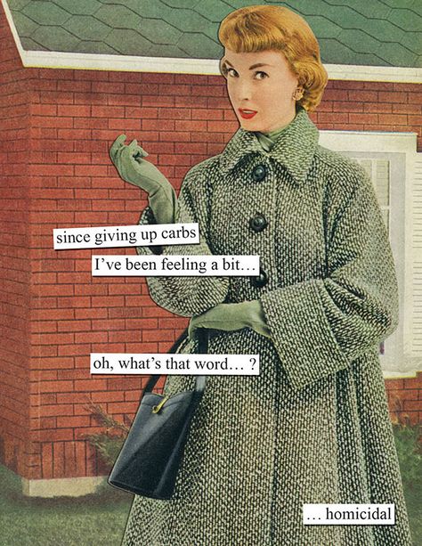 15+ Hilariously Sarcastic Retro Pics That Only Women Will Truly Understand Vintage Humor Retro Funny, Dave Ramsey Baby Steps, Funny Women Quotes, Anne Taintor, Retro Pictures, Retro Housewife, E Cards, Memes Sarcastic, Retro Humor