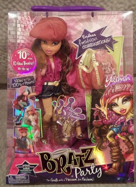 Bratz Dolls Original, All Bratz Dolls, Bratz Party, The Bratz, Bratz Doll Outfits, Brat Doll, Bratz Girls, Art Therapy Projects, Childhood Memories 2000