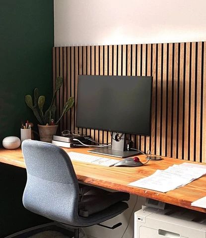 5 Ways to Reduce Echo in Your Home Office – andor willow Bedroom Ideas Baddie, Minimalist Office Desk, Modern Home Offices, Modern Office Interiors, Home Office Inspiration, Minimalist Office, Woman Bedroom, Office Makeover, Workspace Design