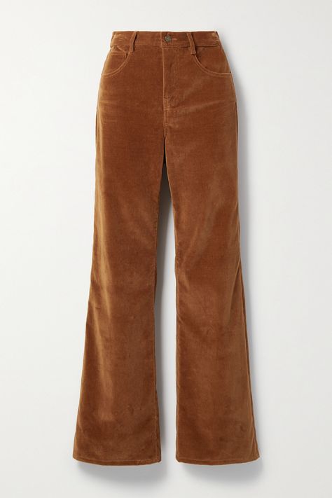 Brown Flare Pants, Brown Flares, 70s Aesthetic, Daisy Jones, Nili Lotan, Into Fashion, Fashion Elegant, Girl Clothing, Pants Jeans