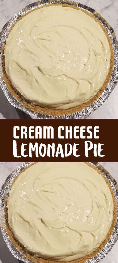 Lemonade Cream Cheese Pie, Cream Cheese Lemonade Pie, Deep Dish Pie, Lemonade Pie, Creamy Pie, Cheese Packaging, Cream Cheese Pie, Graham Cracker Crust Pie, Lemonade Concentrate