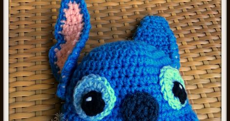 Happy Update! The Stitch Pattern is now available here !           My friend was recently blessed with a new niece and she enthusiastically... Crochet Stitch Hat Disney, Stitch Disney Crochet Blanket Pattern, Lilo And Stitch Crochet Hats, Crochet Stitch From Lilo And Stitch, Stitch Crochet Blanket Disney, Disney Crochet Hats, Disney Crochet, Stitch Character, Hat Pattern