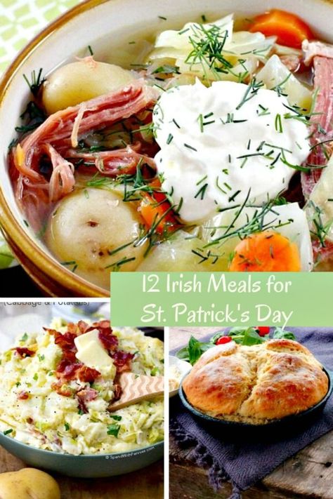 Irish Meals, Irish Meal, Corn Beef And Cabbage Soup, Easy German Recipes, Irish Dinner, Meal Planning Calendar, Meal Planning Menus, Planning Calendar, Corn Beef And Cabbage