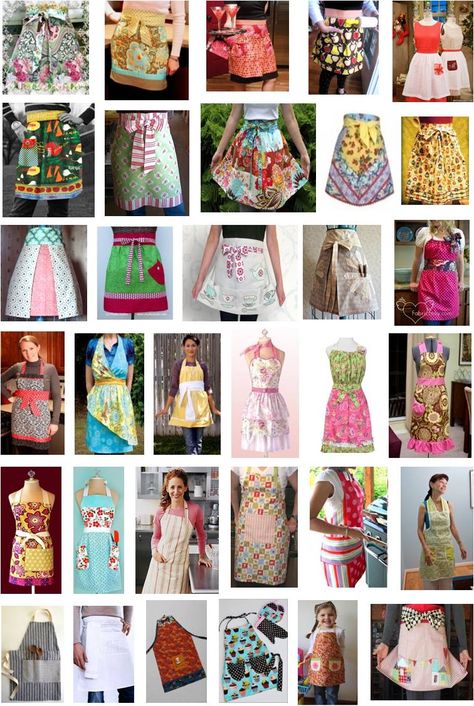 Quilt Inspiration: September 2012 Free Apron Pattern, Apron Patterns, Diy Apron, Apron Pattern, Apron Kitchen, Retro Apron, Sew Ins, Sewing Aprons, Personalized Aprons