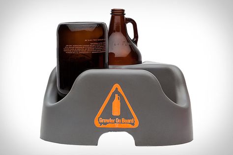 Growler On Board Growler Carrier, Love Stuff, Bumbo Seat, Happy Beer, Best Cocktail Bars, I Like Beer, Best Gadgets, Baby Seat, Beer Gifts