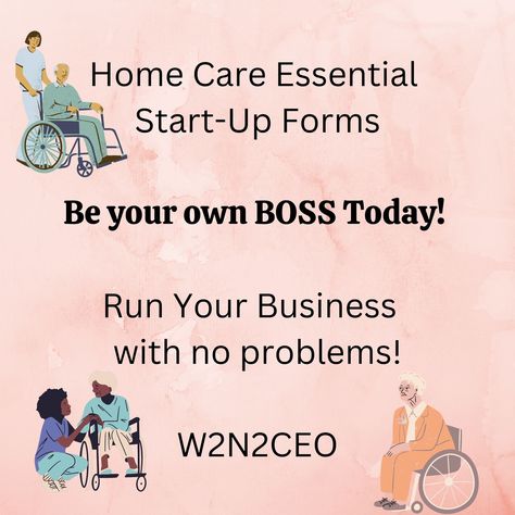 Home Care Business Templates Bundle, Senior Care Templates, Caregiving, Home Aid, CNA, Non-Medical, Add LOGO, Editable, Printable, Own Boss Home Care Logo, Home Safety Checklist, Employment Form, Follow Up, Fall Risk, Safety Checklist, Intake Form, Home Care Agency, Fillable Forms