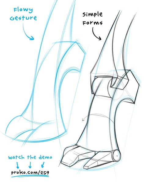 Feet are hard to draw, so I’m gonna break it down into simple forms. Once you learn and understand these forms, drawing feet is much easier. Watch and learn at proko.com/259 Forms Drawing, Feet Drawing, Male Figure Drawing, Anatomy Tutorial, Human Anatomy Drawing, Human Figure Drawing, Anatomy Sketches, Anatomy For Artists, Anatomy Study