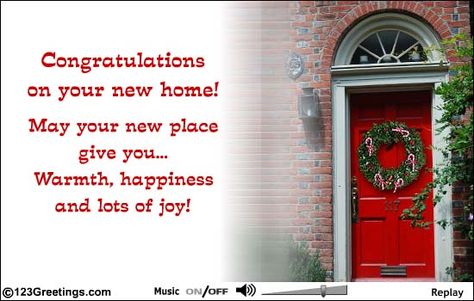 Congrats on your new home Kit, and Trish. Congrats On Your New Home Message, Congratulations On Your New Home Quotes, New Home Messages, Congrats On Your New Home, Housewarming Wishes, Welcome Home Cakes, New Job Quotes, New Home Quotes, Happy Mothers Day Pictures