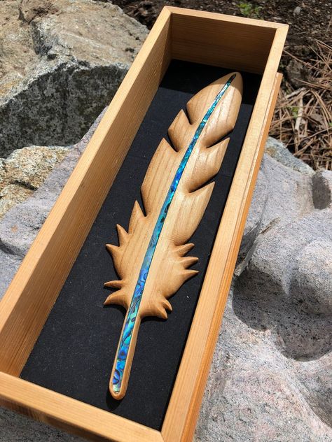 This Wedding Favours item by BurwoodCraft has 48 favorites from Etsy shoppers. Ships from Canada. Listed on 26 May, 2024 Wooden Inlay Design, Wooden Feather, Wood Feather, Eagle Feather, Dremel Projects, Rubio Monocoat, Inlay Design, Wood Craft Projects, Eagle Feathers