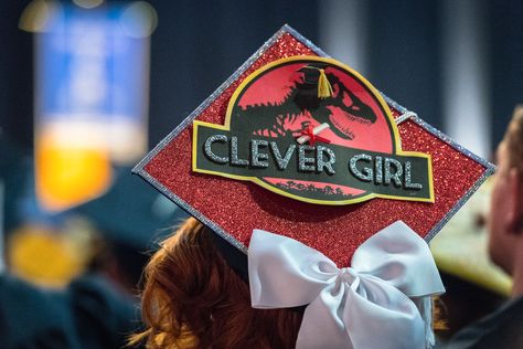 #WVUgrad #graduation #mortarboard #WVU #Mountaineers #LetsGoMountaineers #WestVirginia #WestVirginiaUniversity #Morgantown Jurassic Park Graduation Cap, Jurassic Park Poster, Wvu Mountaineers, Senior Stuff, Jeff Goldblum, University Graduation, Cap Decoration, Grad Caps, West Virginia University