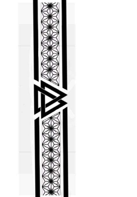 Geometric Tattoo Pattern Sleeve, Geometric Arm Band Tattoo, Arm Band Tattoo Stencil, Band Tattoo Stencil, Belt Tattoo, Tatto Designs, Tattoo Planet, Tree Sleeve Tattoo, Geometric Tattoo Pattern