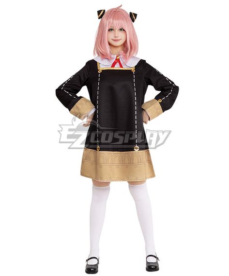 SPY×FAMILY Anya Forger Cosplay Costume Anya Cosplay, Anya Forger Cosplay, Spy Family Anya, Professional Costumes, Anya Forger, Spy Family, Cosplay Accessories, Shoe Size Chart, World News