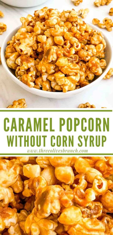 Sweet Popcorn Recipes Without Corn Syrup, Caramel Coated Popcorn, Caramel Popcorn Twists Recipe, Caramel Corn No Corn Syrup, The Best Caramel Popcorn, Corn Syrup Free Caramel, Carmel Corn No Corn Syrup, Homemade Caramel Popcorn Without Corn Syrup, Easy Caramel Popcorn Without Corn Syrup