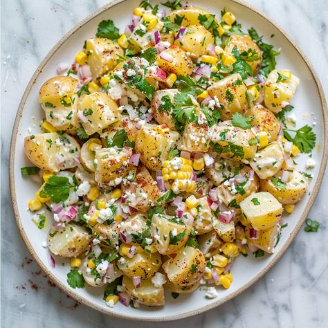 19 Best Potato Salad Recipes - Slimming Violet - Recipes & Cooking Advice Potatoes Salad Recipe, Amish Potato Salads, Violet Recipes, Potato Salad Recipes, Best Potato Salad, Cream Cheese Potatoes, Potatoe Salad, Best Potato Salad Recipe, Pesto Potatoes