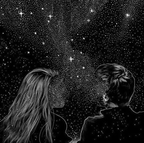 Couple In Car, Couple Painting, Car Drawings, Couple Drawings, Couple Art, Two People, Nature Pictures, Wallpaper Quotes, Night Sky