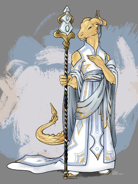 High Priestess of Bahamut, Commission by SeraphStardust [ART] : DnD Female Dragonborn, Dnd Sorcerer, Dnd Dragonborn, Dnd Races, High Priestess, Fantasy Sci Fi, Dungeons And Dragons Characters, Dnd Art, D&d Dungeons And Dragons