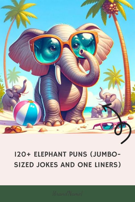 Welcome to the jumbo-sized world of humor where the elephants roam free and the puns are as large as their footprints! If you’re on the hunt for the kind of Elephant Puns, Vegetable Puns, Bird Puns, Fruit Puns, One Liners, Elephants Never Forget, Tired Of Work, Animal Puns, Food Puns