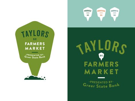 Farmers Market Branding, Farmers Market Design, Farmers Garden, Farmer Logo, Farmers Market Logo, Farm Branding, Decor Branding, Retail Decor, Garden Logo